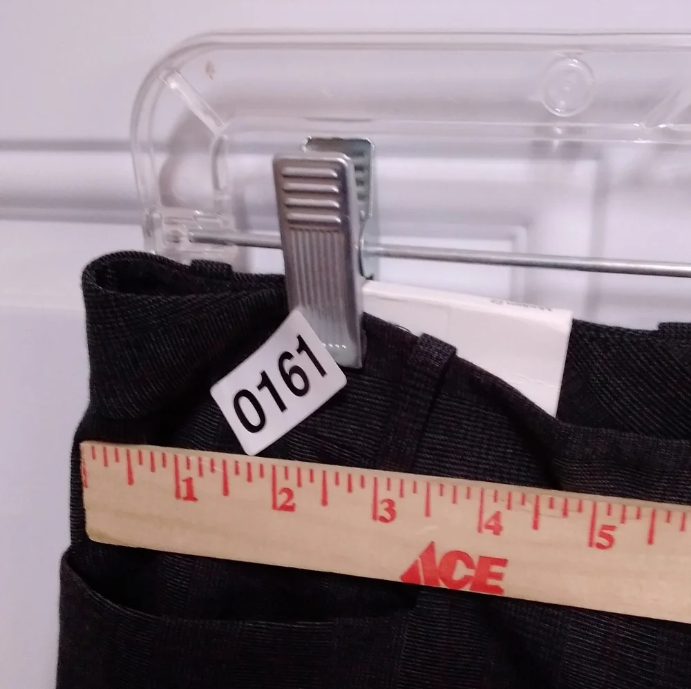 Calvin Klein Modern Fit Charcoal Grey Pinstripe Trousers Nwt - Picture 2 of 9